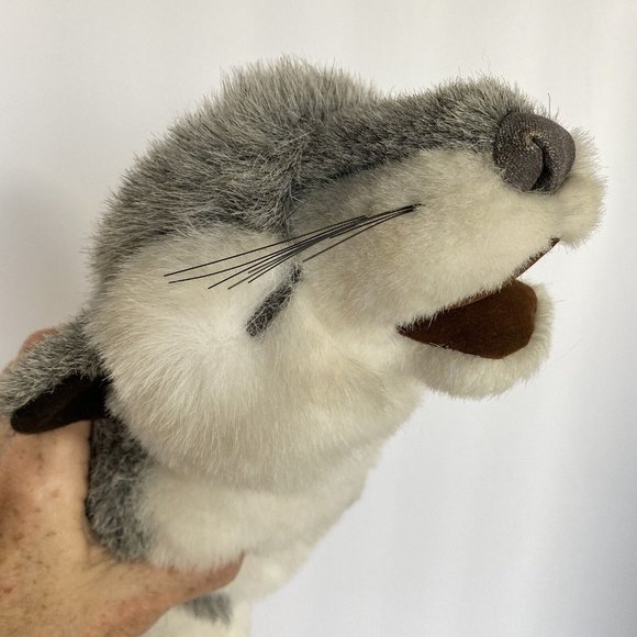 A&A Plush Puppy Howling Husky Dog Wolf Coyote Stuffed Animal Plush Adorable 12” - Picture 11 of 14